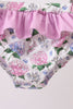 Purple Hydrangea UPF Swim Set