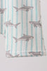 Green Stripe Shark UPF Swim One-Piece