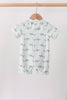 Green Stripe Shark UPF Swim One-Piece
