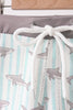 Green Stripe Shark UPF Swim Trunks