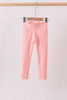 Pink Scalloped Yoga Active Leggings