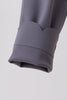 Gray Scalloped Yoga Active Leggings