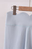 Blue Scalloped Mom Yoga Active Leggings