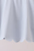 Blue Scalloped Yoga Skorts Set