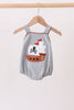 Gray Ship Applique Bubble