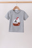Gray Ship Applique Top