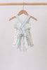 Bow Floral Applique Bubble
