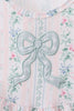 Bow Floral Applique Dress