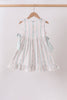 Bow Floral Applique Dress