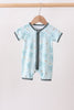 Blue Turtle Bamboo Romper
