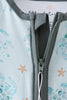 Blue Turtle Bamboo Romper