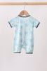 Blue Turtle Bamboo Romper