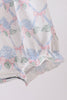 Blue Floral Bubble