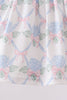 Blue Floral Bloomer Set