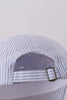 Puppy Embroidered Seersucker Cap