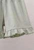 Camo Hunting Embroidered Ruffle Shorts Set