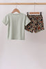 Camo Hunting Embroidered Shorts Set