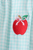 Blue Apple Smocked Ruffle Shorts Set
