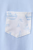 Blue Sailboat Shorts Set