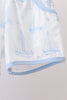 Blue Sailboat Shorts Set