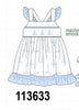 Blue Sailboat Smocked Ruffle Dress