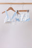 Blue Sailboat Smocked 2PC Swimsuit