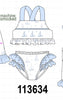 Blue Sailboat Smocked 2PC Swimsuit