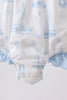 Blue Sailboat Smocked One-Piece Swimsuit