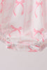 Pink Bow Print Bubble