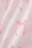 Pink Bow Print Bubble