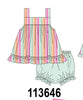 Rainbow Stripe Bloomer Set