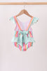 Rainbow Stripe UPF Swim One-Piece