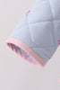 Blue corduroy bow embroidery ruffle jacket
