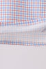 Blue Apple Embroidered Plaid Shorts Set