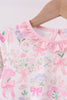 Pink floral jogger set