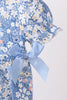 Blue Floral Print Bubble
