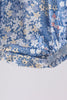 Blue Floral Print Bubble