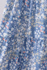 Blue Floral Print Mom Dress