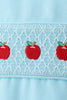 Blue Apple Smocked Top