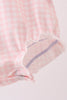Pink Jack-O-Lantern  Applique Bow Bubble