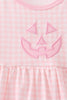 Pink Jack-O-Lantern  Applique Dress