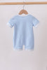 Blue Jack-O-Lantern  Applique Romper
