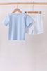 Blue Jack-O-Lantern  Applique Shorts Set