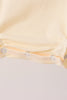 Cream Football French Knot Bubble