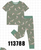 Green Mallard Bamboo Pants Set
