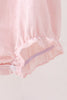 Pink Castle Embroidery Jacquard Bubble