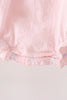 Pink Castle Embroidery Jacquard Bubble