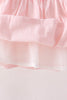 Pink Castle Embroidery Jacquard Pants Set