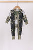 Camo Deer Bamboo Zip Romper