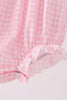 Pink Puppy Pumpkin Applique Bow Bubble